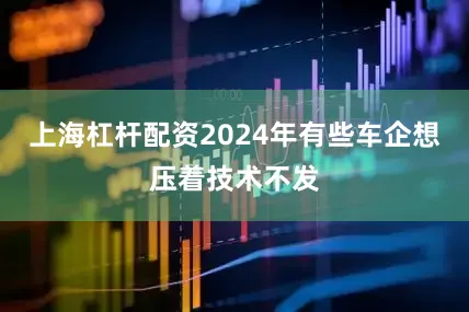 上海杠杆配资2024年有些车企想压着技术不发