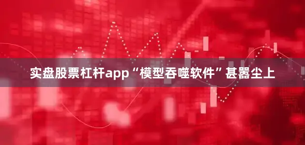 实盘股票杠杆app“模型吞噬软件”甚嚣尘上
