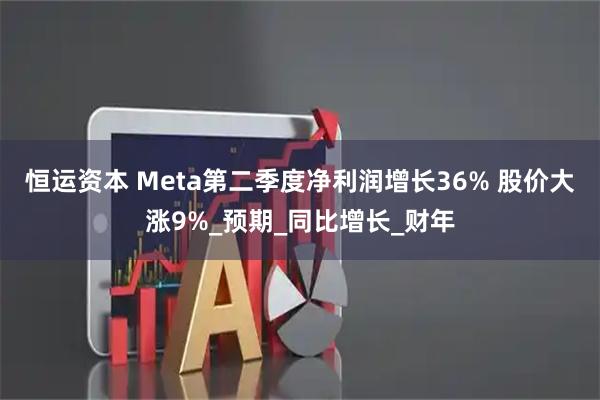 恒运资本 Meta第二季度净利润增长36% 股价大涨9%_预期_同比增长_财年